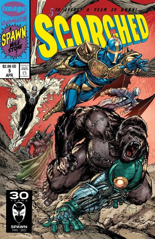 The Scorched #5 Cover B Todd McFarlane X-Men Homage - Comic Book