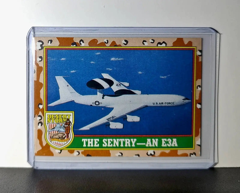 The Sentry – An E-3A AWACS 1991 Topps Desert Storm #33 Card - Non-Sports Card Single