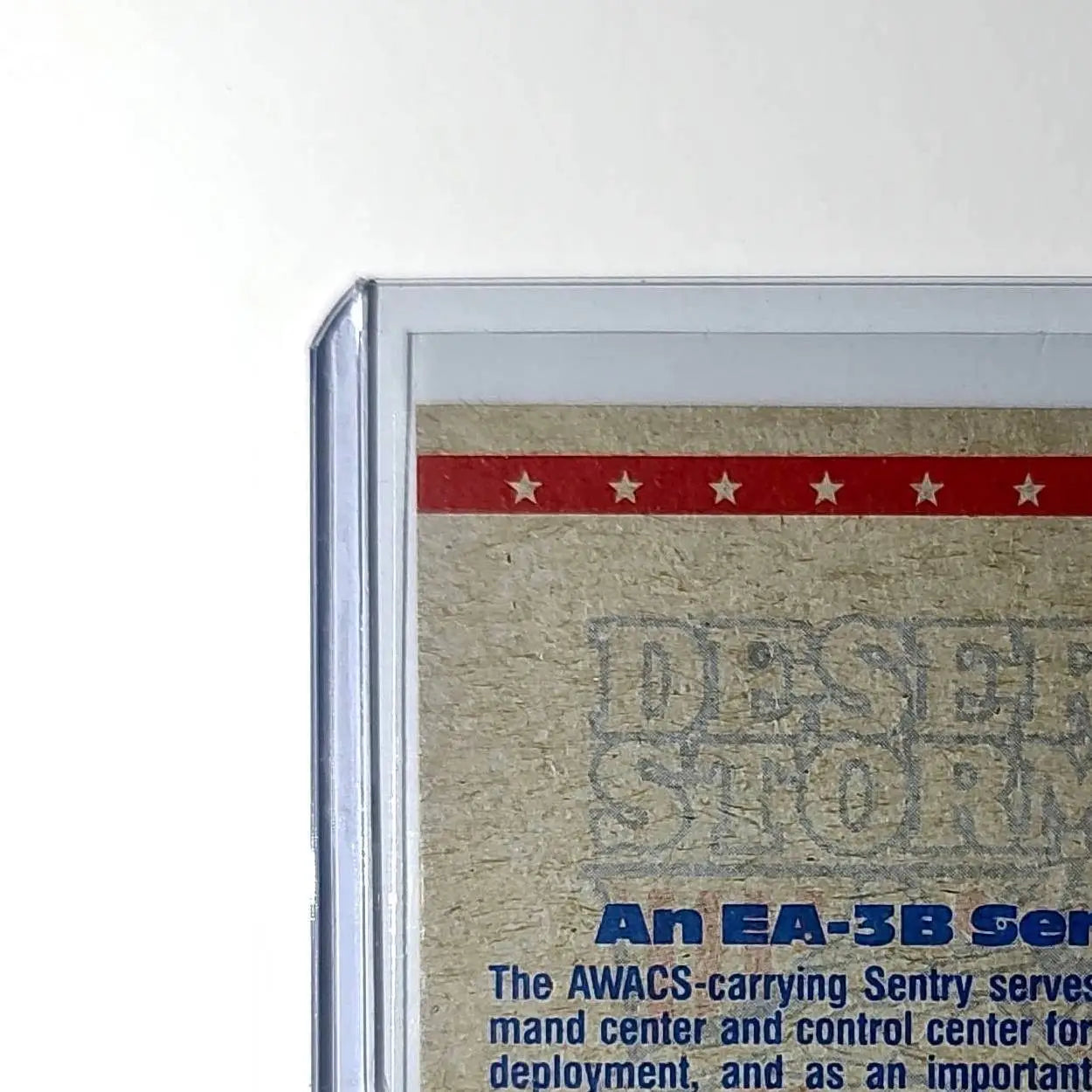 The Sentry – An E-3A AWACS 1991 Topps Desert Storm #33 Card - Non-Sports Card Single