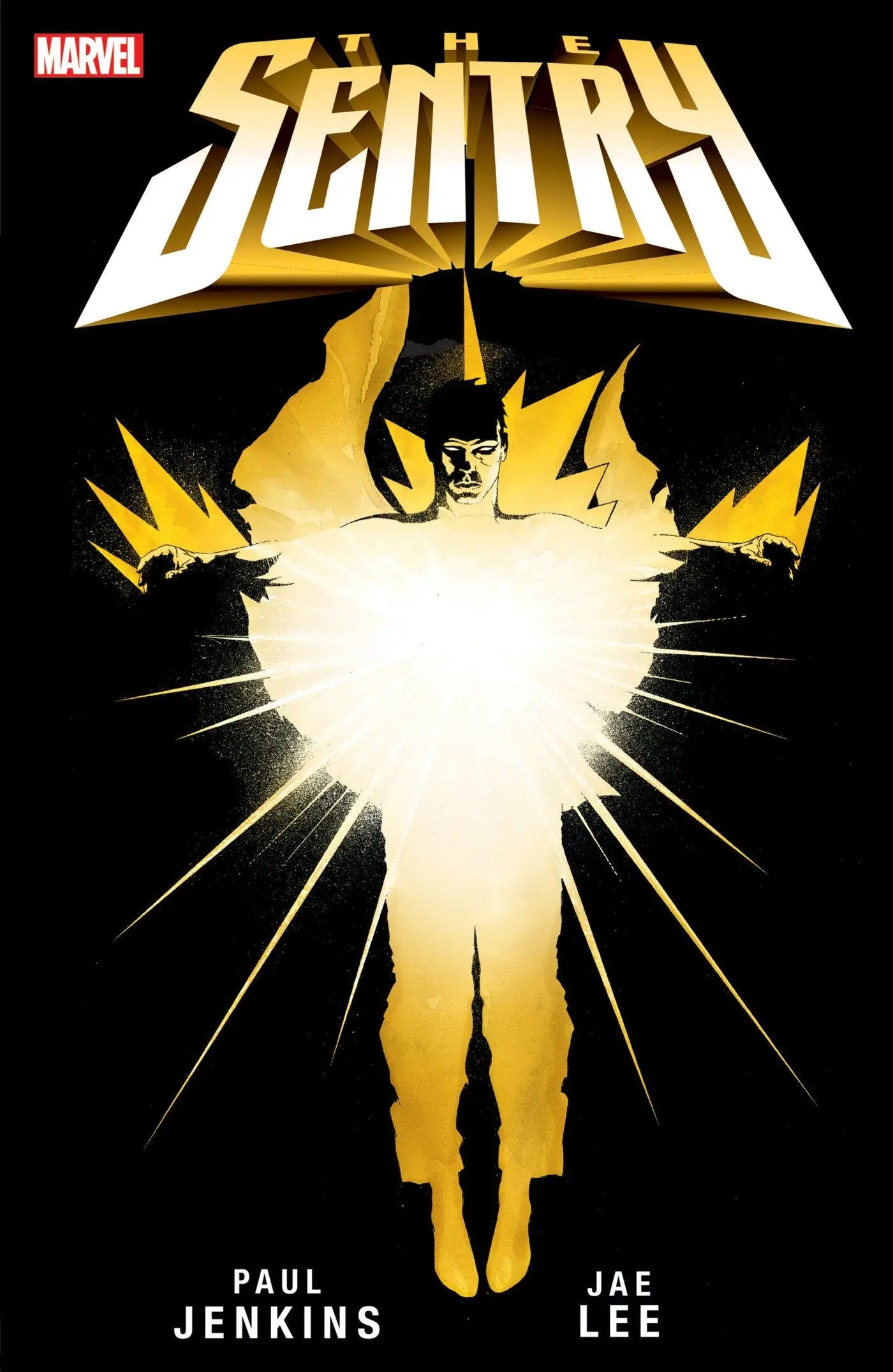 Comic book cover featuring The Sentry, a greatest hero superhero from the Fantastic Four series