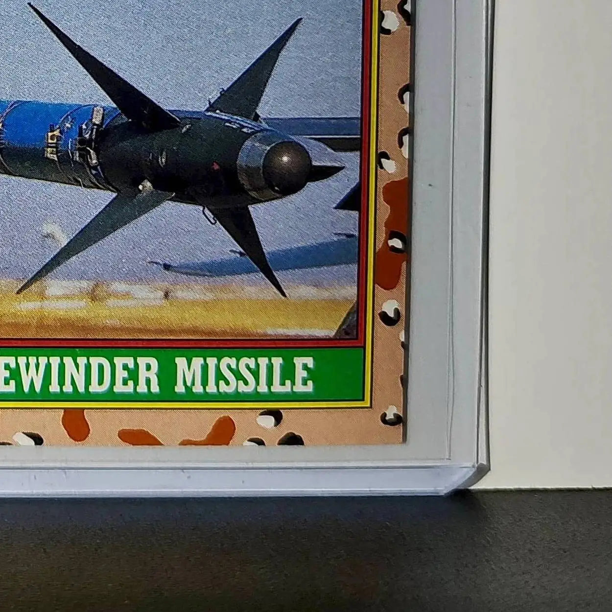 The Sidewinder Missile 1991 Topps Desert Storm #49 Card