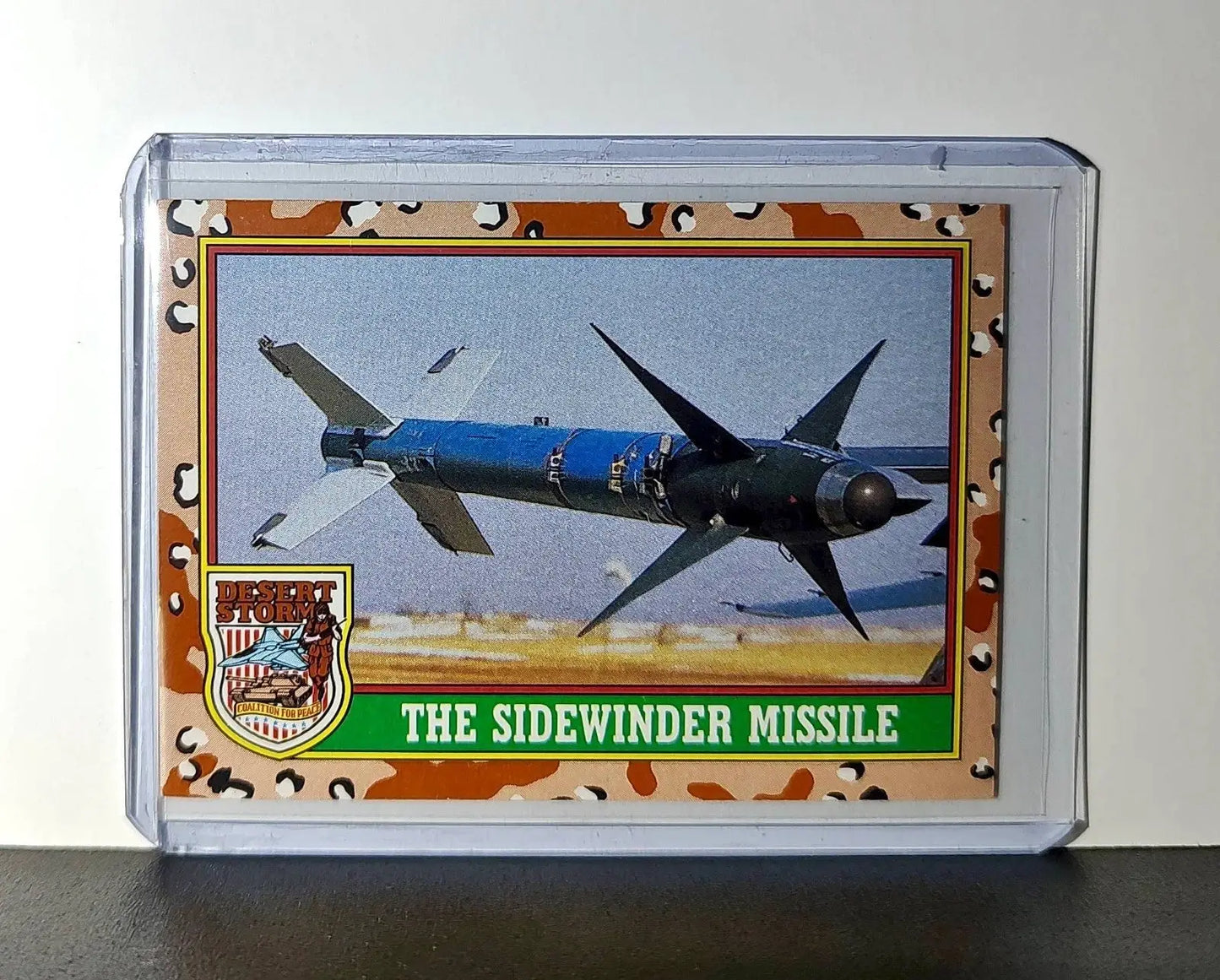 The Sidewinder Missile 1991 Topps Desert Storm #49 Card