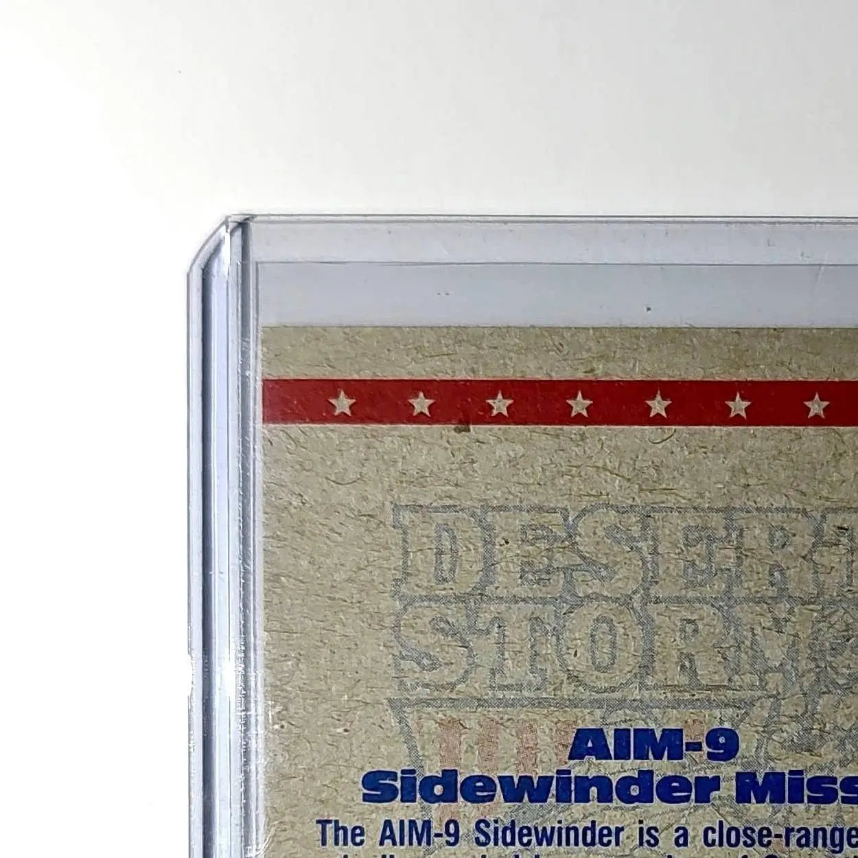 The Sidewinder Missile 1991 Topps Desert Storm #49 Card