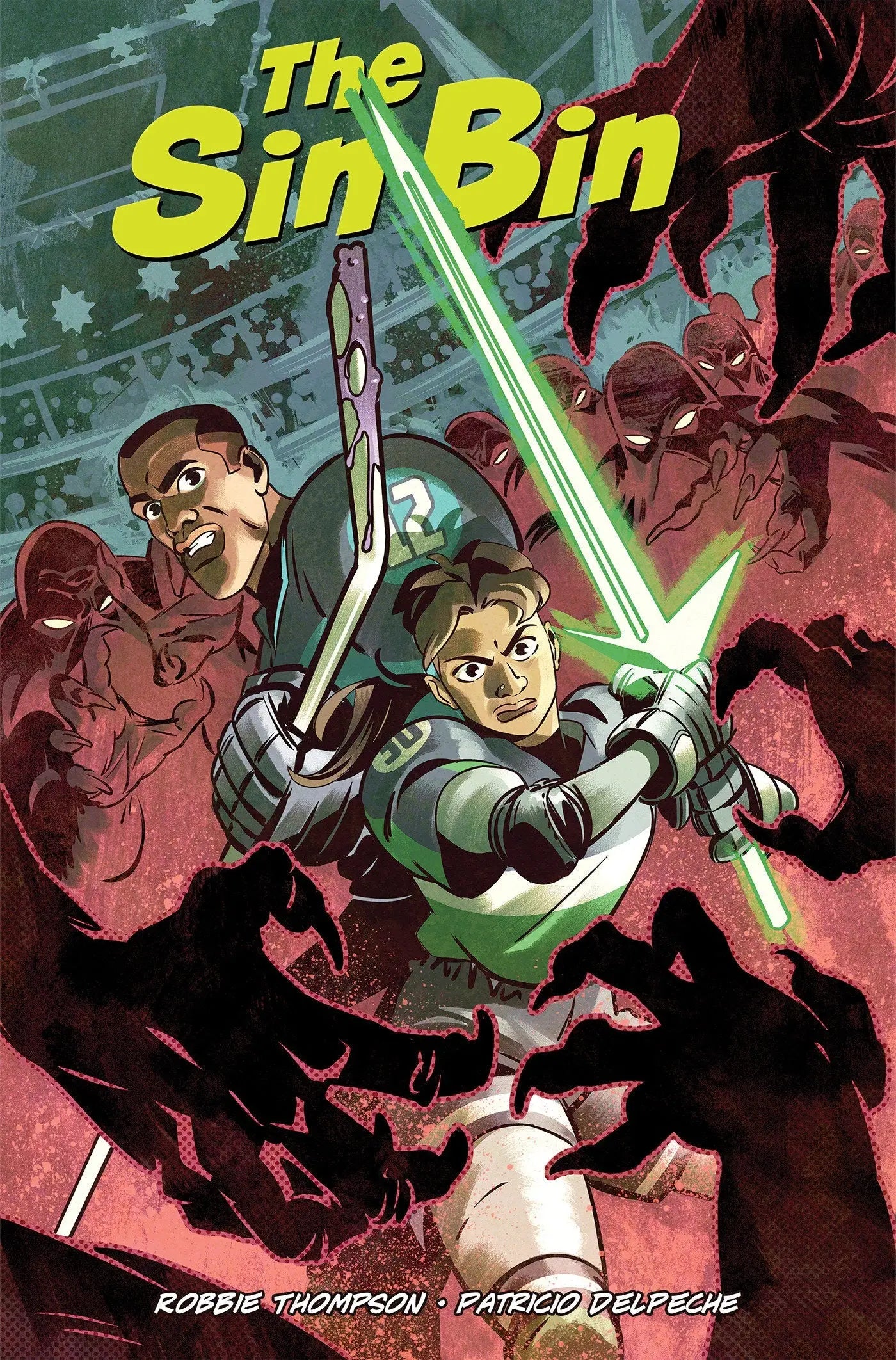 Comic book cover featuring The Sin Bin graphic with bold bin graphic design for collectors