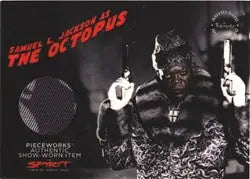 Gorilla-like creature holding weapons in The Spirit Movie PW3 Pieceworks Costume Card