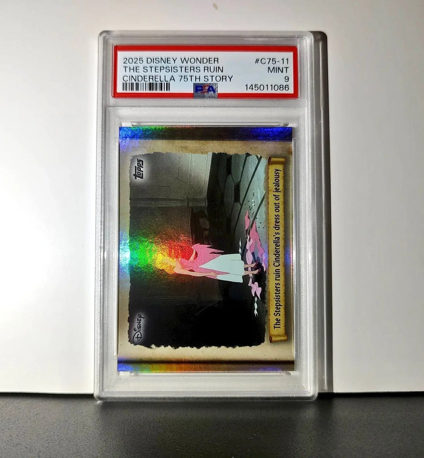The Stepsisters ruin Cinderella’s dress 2025 Topps Disney #C75-11 PSA 9 - Non-Sports Card Single