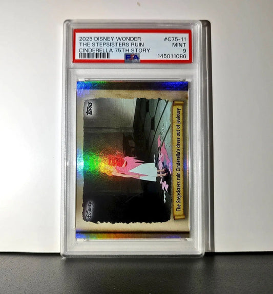 The Stepsisters ruin Cinderella’s dress 2025 Topps Disney #C75-11 PSA 9 - Non-Sports Card Single