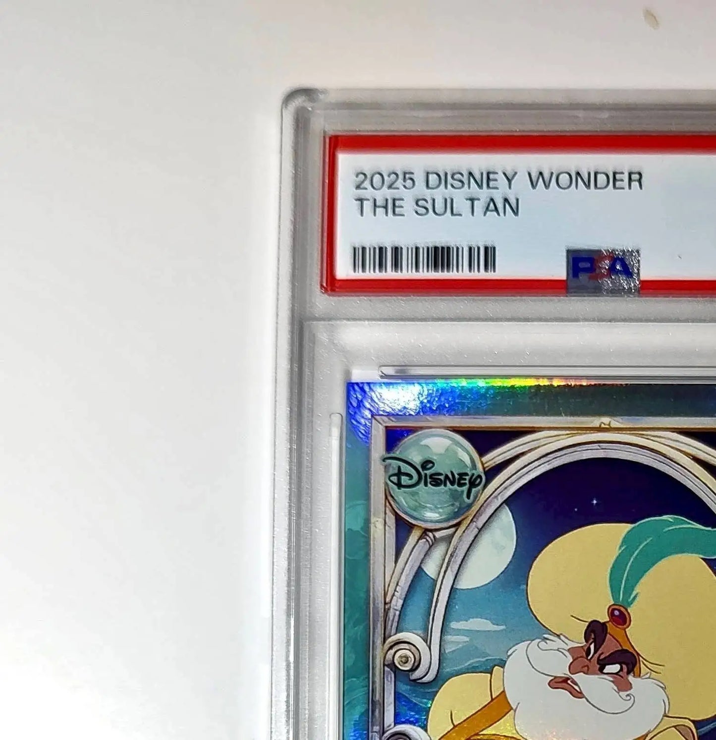 The Sultan 2025 Topps Disney Wonder #132 Diamond Card Alladin PSA 8 - Non-Sports Card Single