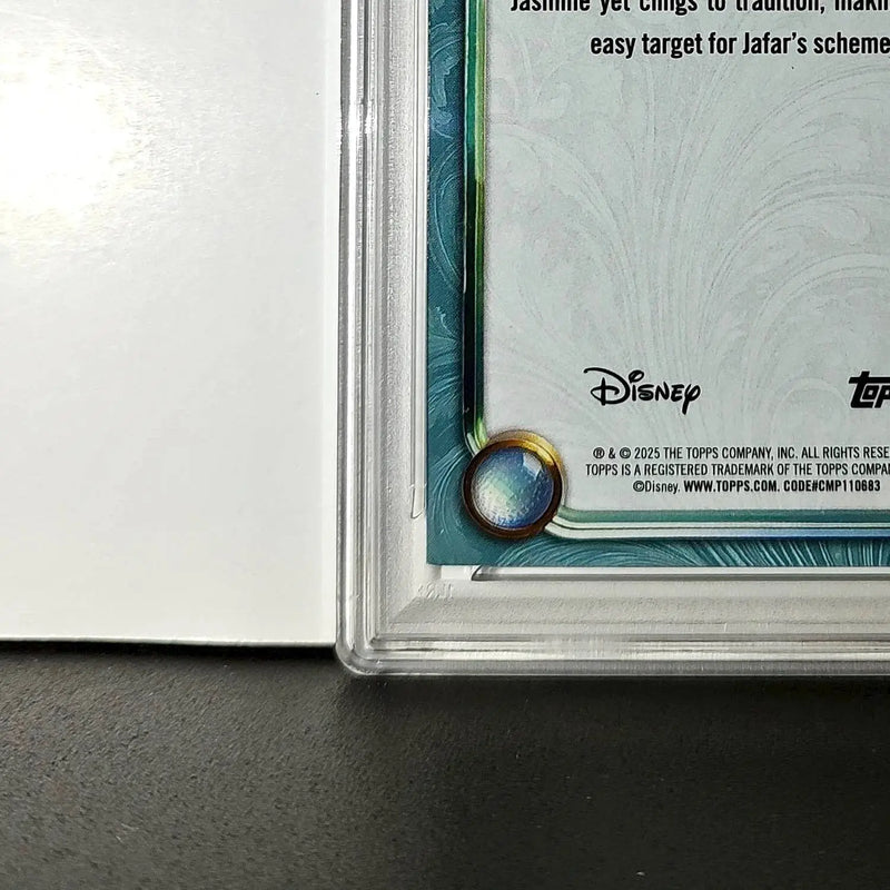 The Sultan 2025 Topps Disney Wonder #132 Diamond Card Alladin PSA 8 - Non-Sports Card Single