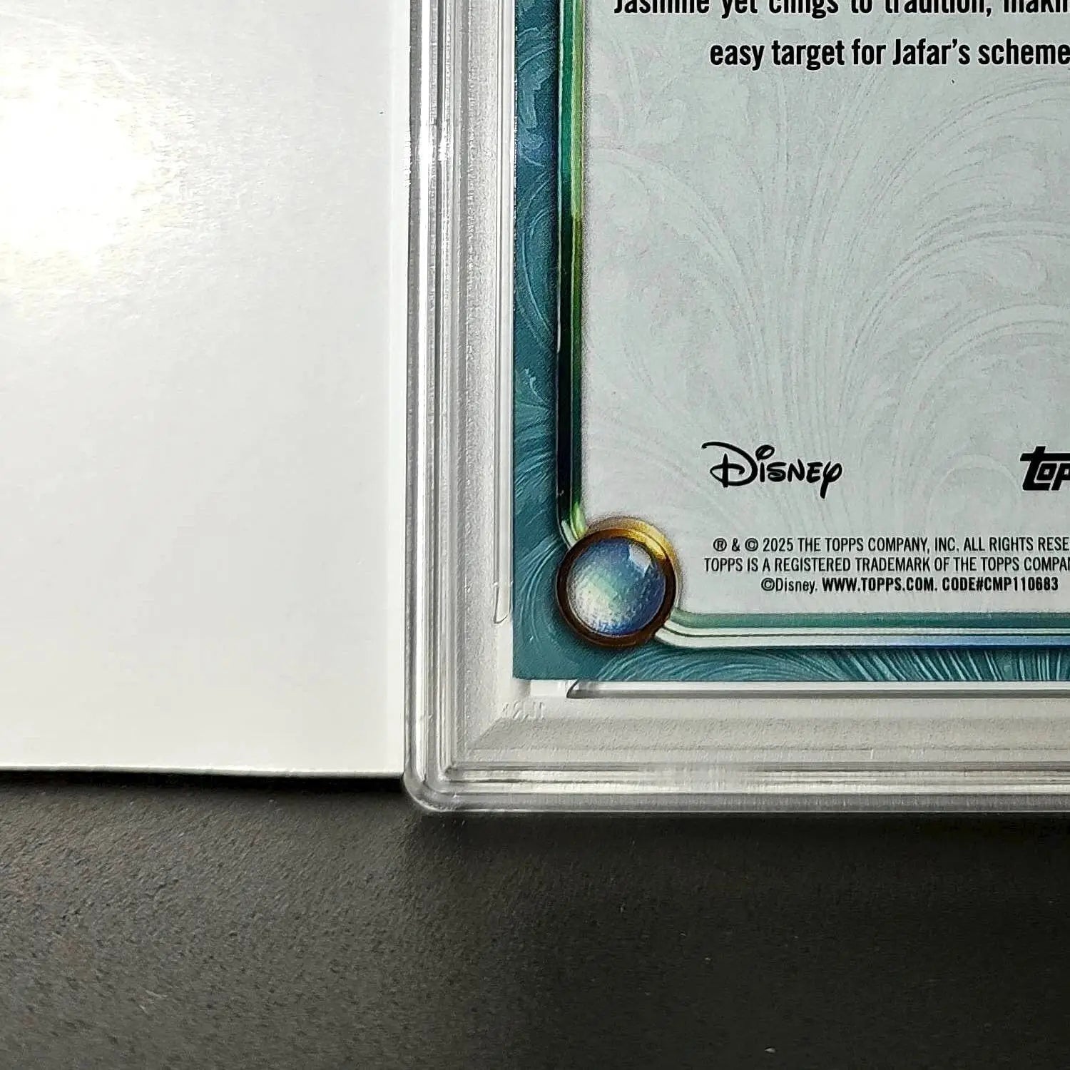 The Sultan 2025 Topps Disney Wonder #132 Diamond Card Alladin PSA 8 - Non-Sports Card Single