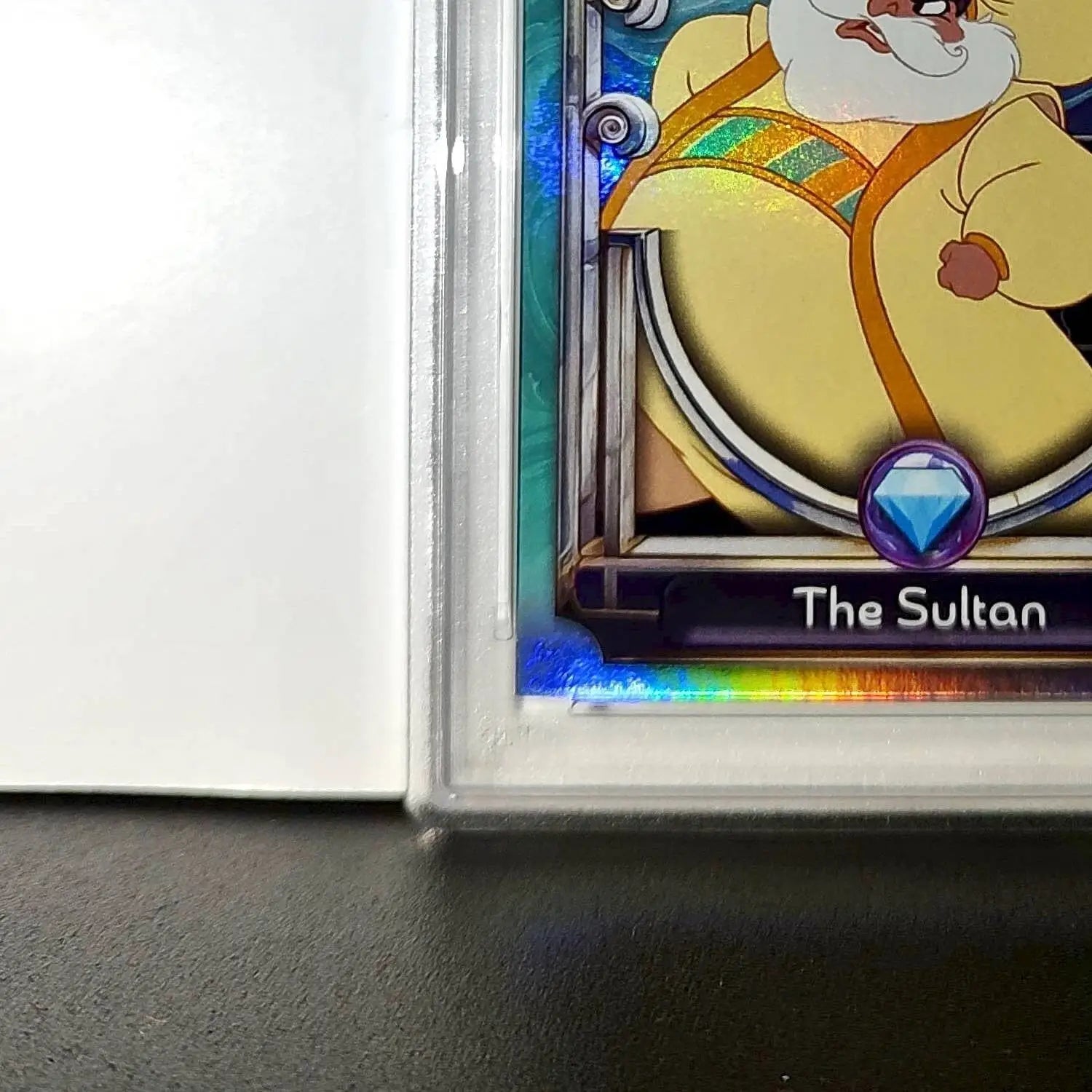 The Sultan 2025 Topps Disney Wonder #132 Diamond Card Alladin PSA 8 - Non-Sports Card Single