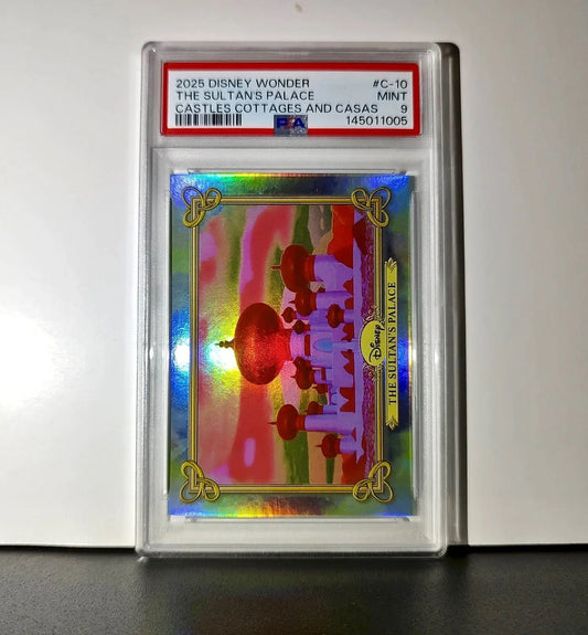 The Sultan’s Palace 2025 Topps Disney #C-10 Card Aladdin PSA 9 - Non-Sports Card Single
