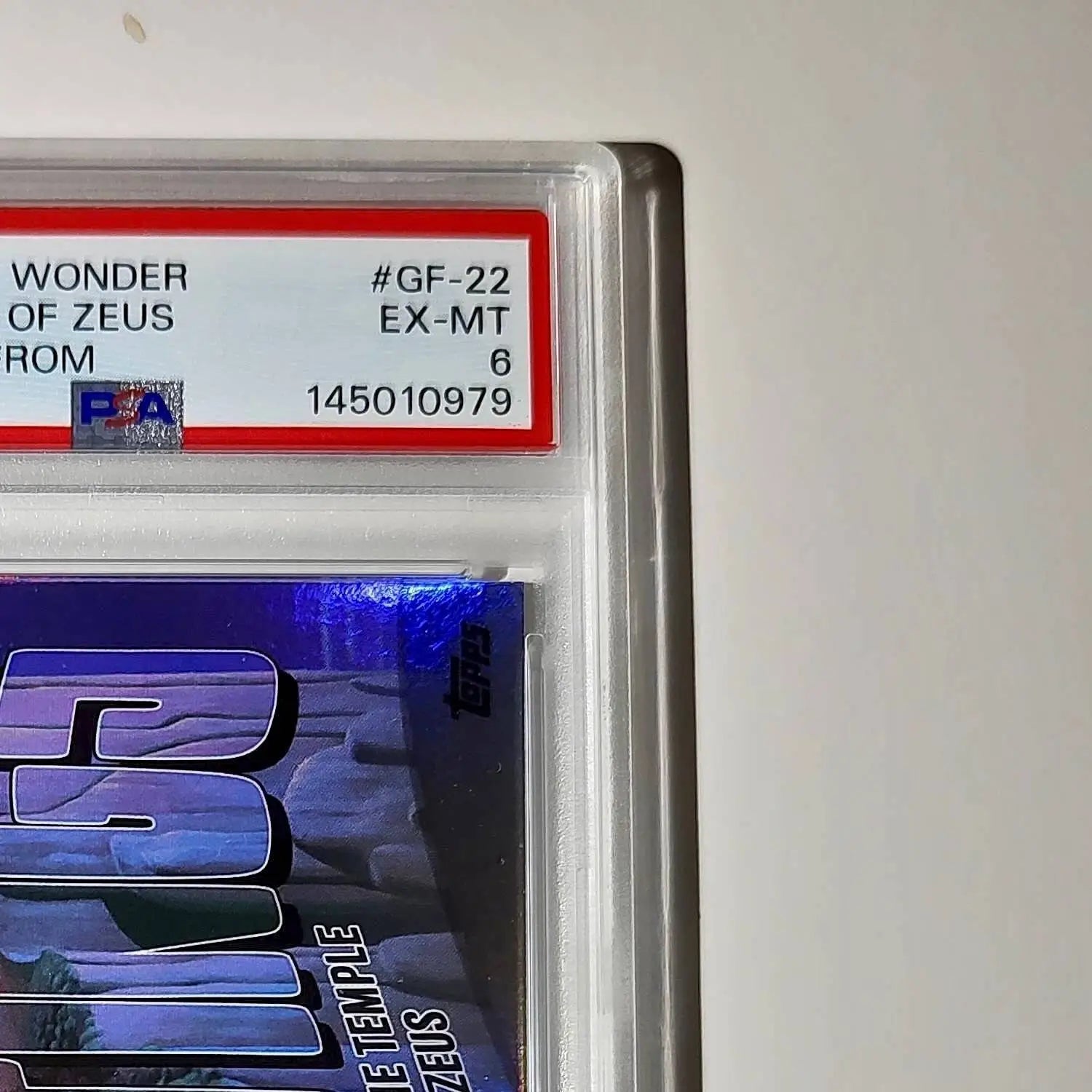 The Temple of Zeus 2025 Topps Disney #GF-22 Greetings From Card Hercules PSA 6 - Non-Sports Card Single