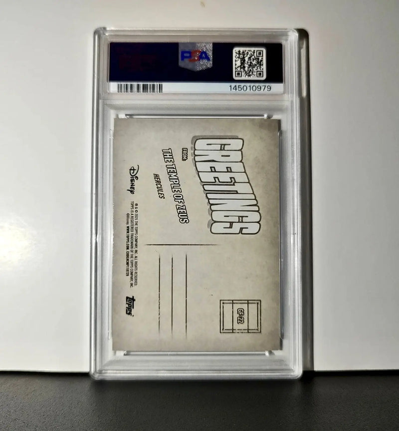 The Temple of Zeus 2025 Topps Disney #GF-22 Greetings From Card Hercules PSA 6 - Non-Sports Card Single