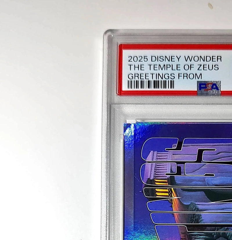 The Temple of Zeus 2025 Topps Disney #GF-22 Greetings From Card Hercules PSA 6 - Non-Sports Card Single