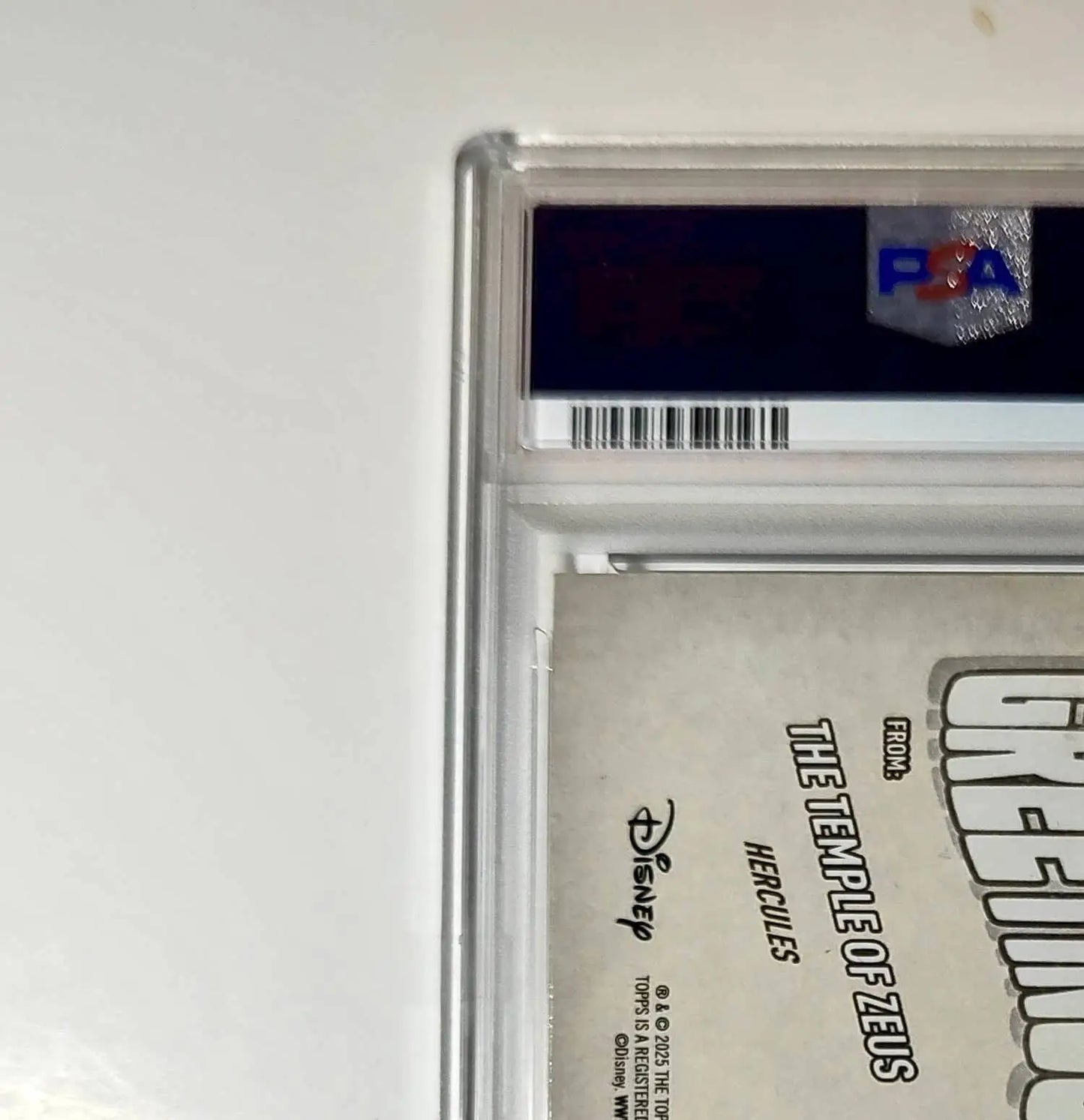 The Temple of Zeus 2025 Topps Disney #GF-22 Greetings From Card Hercules PSA 6 - Non-Sports Card Single