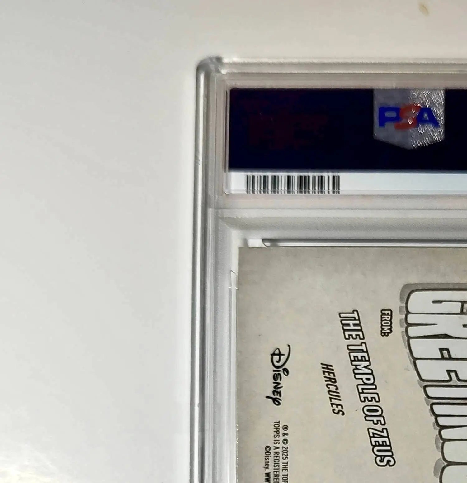 The Temple of Zeus 2025 Topps Disney #GF-22 Greetings From Card Hercules PSA 6 - Non-Sports Card Single