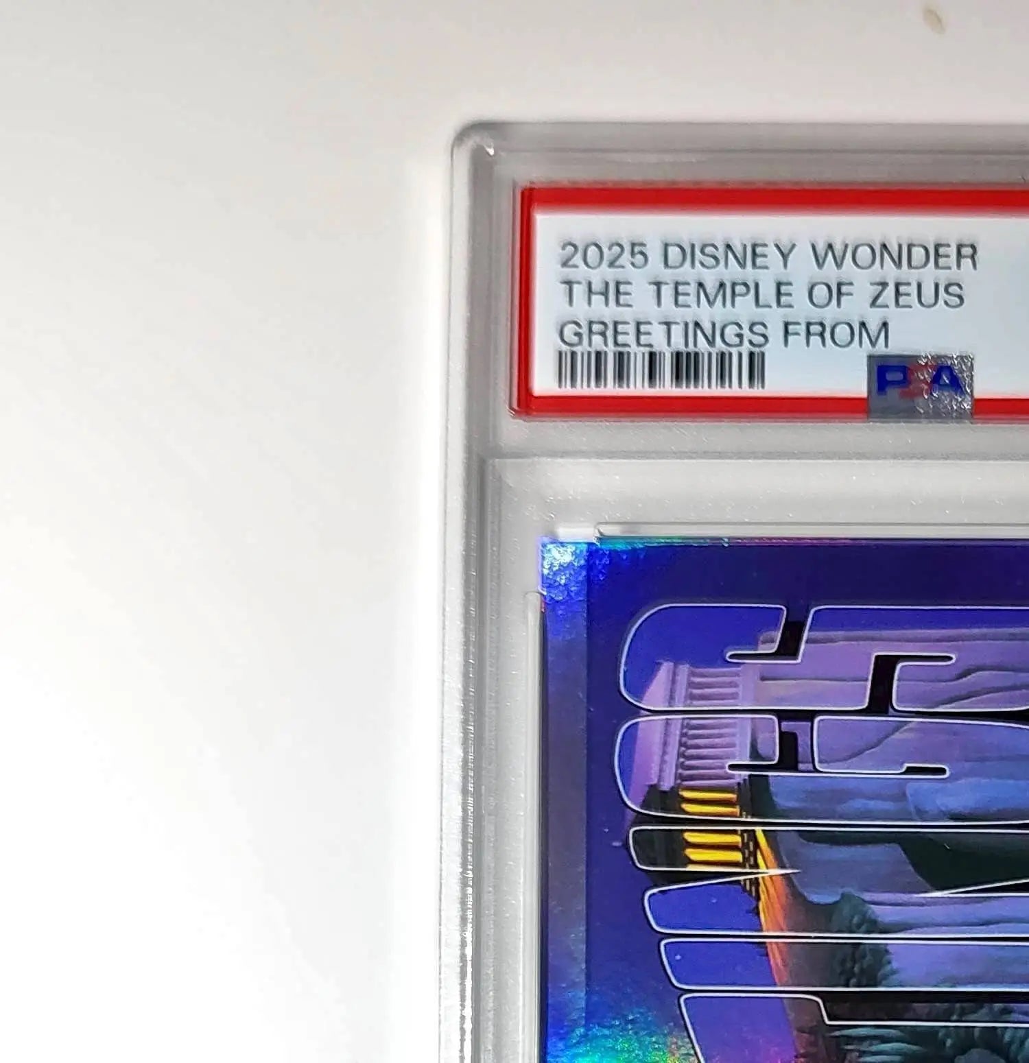 The Temple of Zeus 2025 Topps Disney #GF-22 Greetings From Hercules PSA 6 EX-M - Non-Sports Card Single