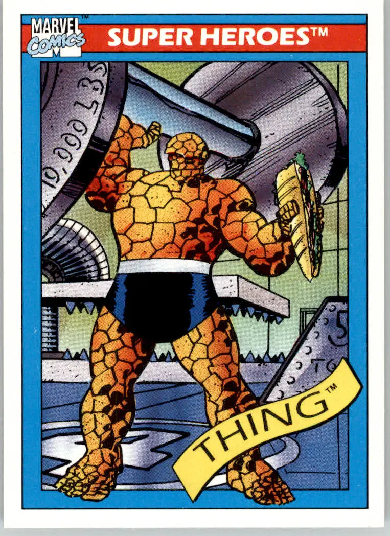 The Thing - 1990 Impel Marvel Universe - #6 - Non-sport - Marvel Card Single