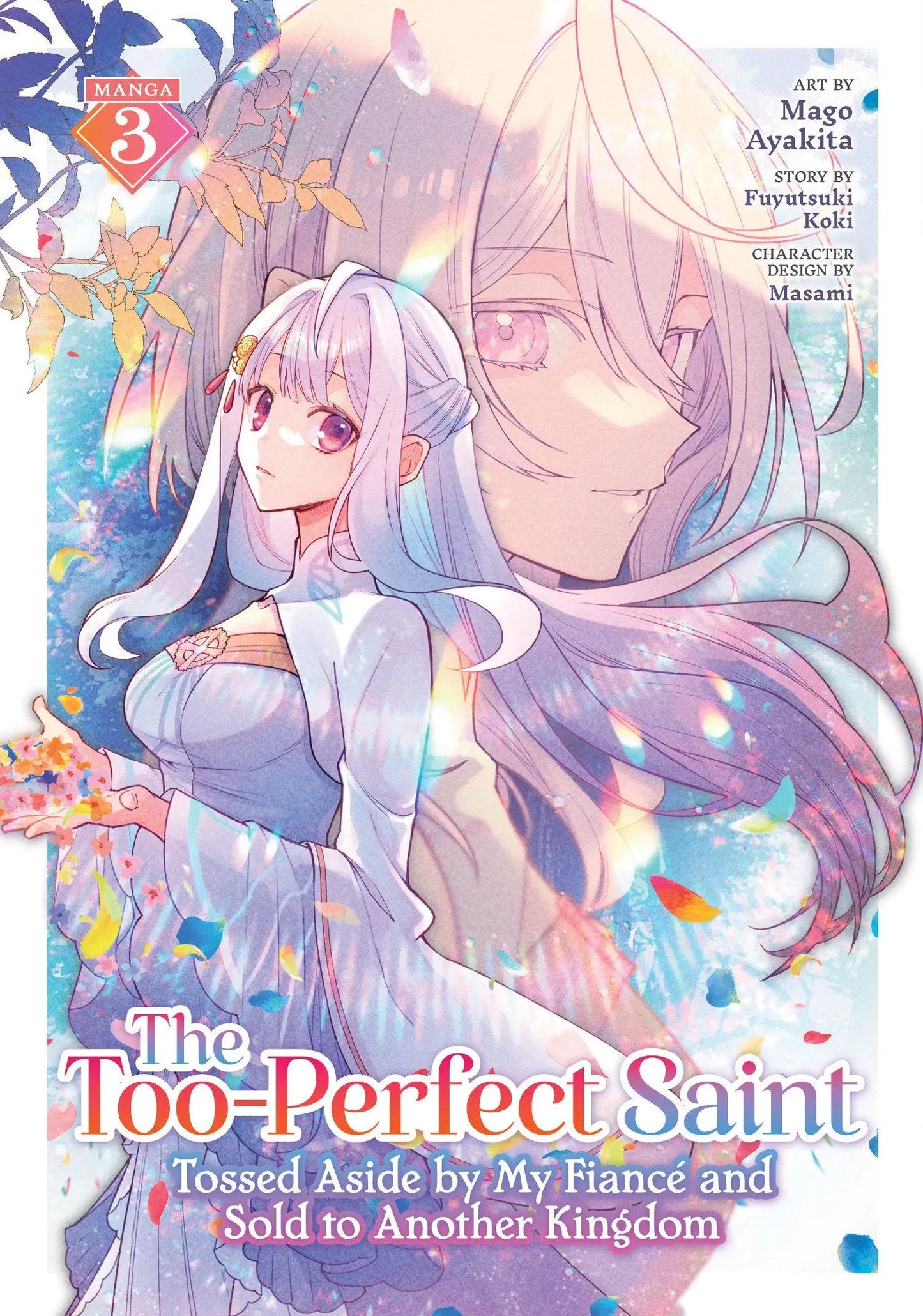 Manga Volume 3 with female in flowing white dress and male in background