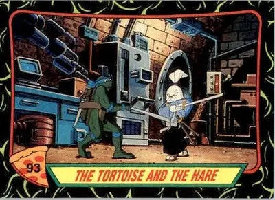The Tortoise and the Hare - 1989 Topps Teenage Mutant Ninja Turtles - #93 - Non-Sports Card Single