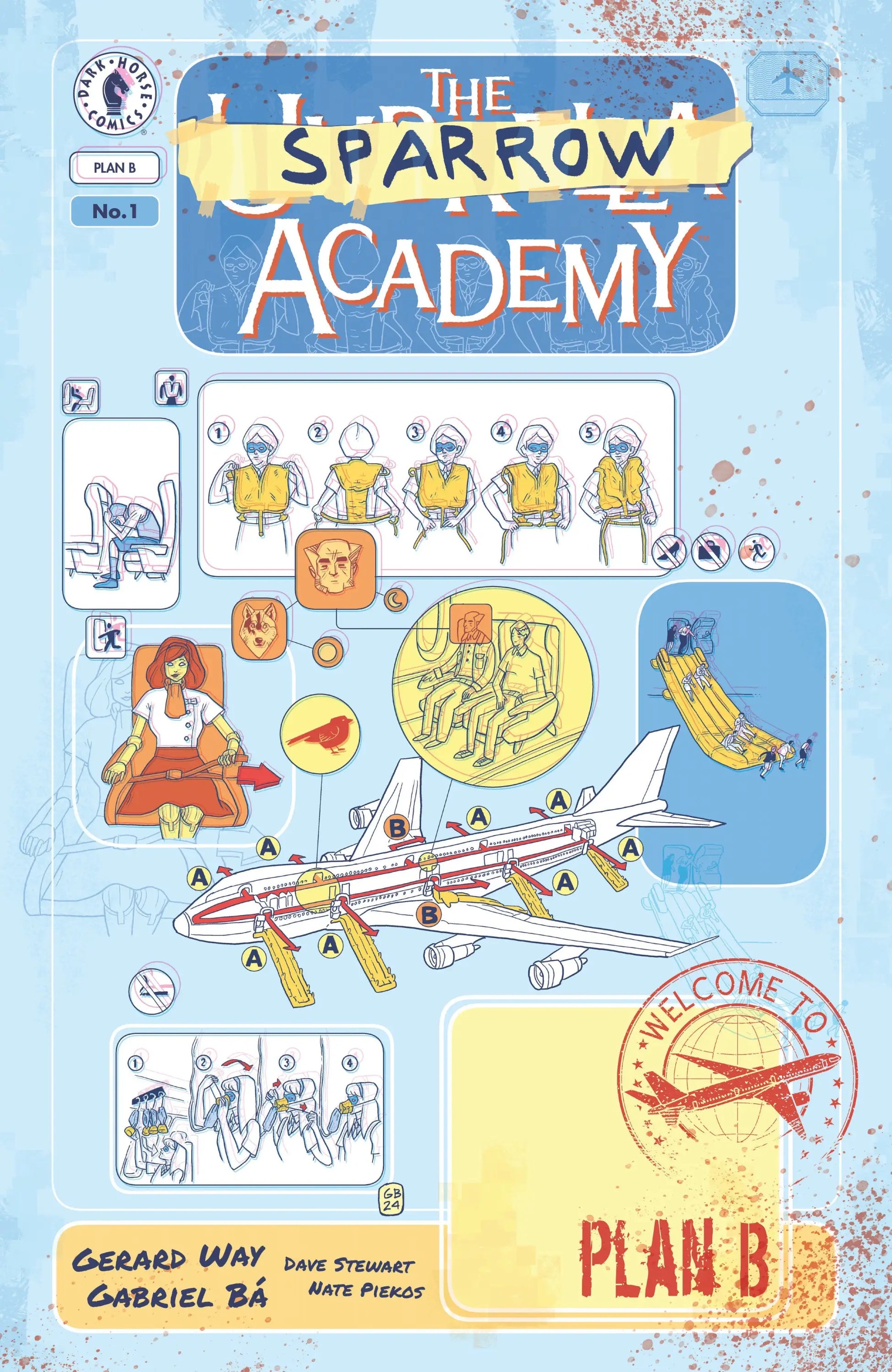 The Umbrella Academy: Plan B #1 (Cover A) (Gabriel BÃ¡) - Comic Book
