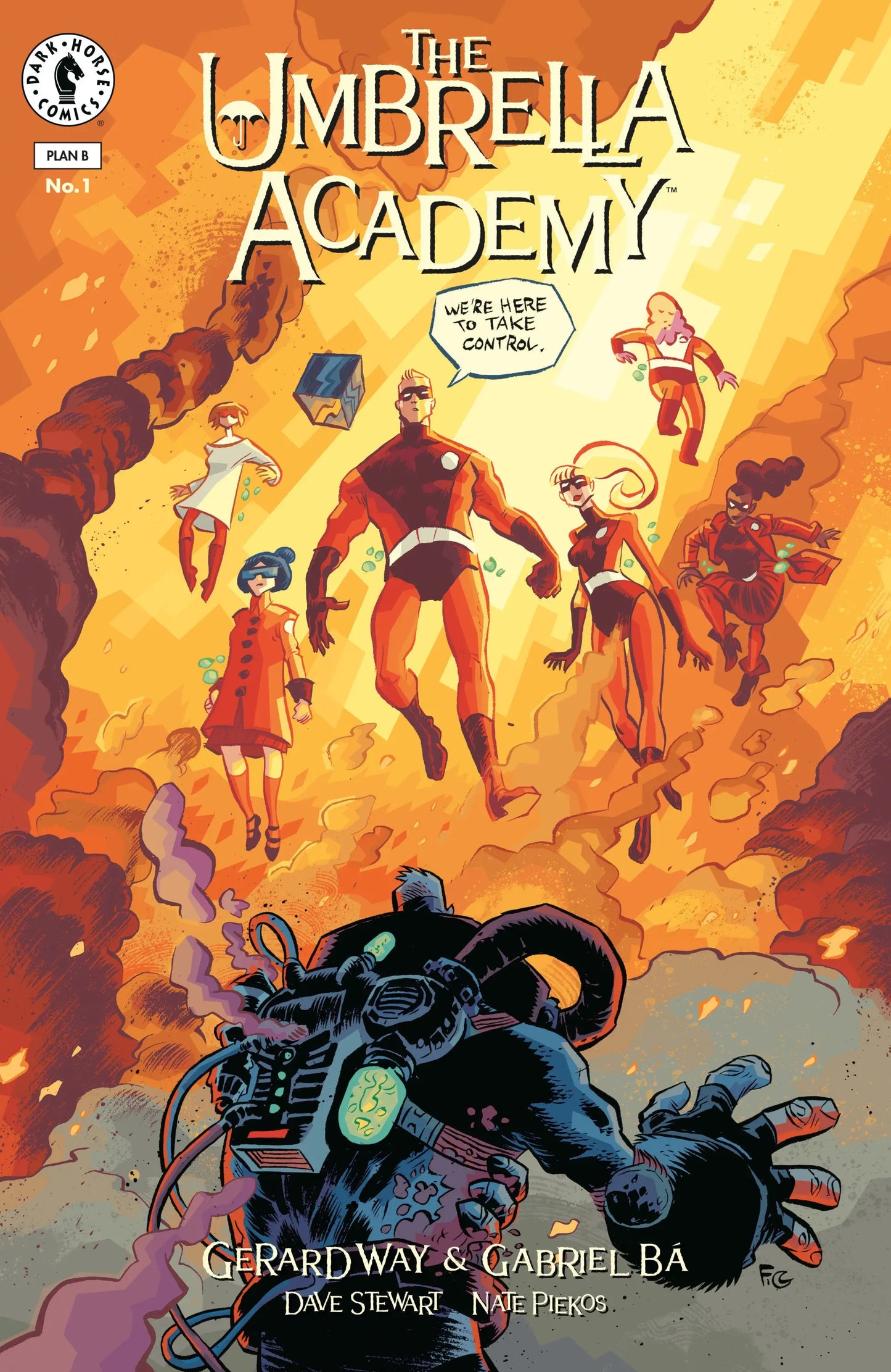 The Umbrella Academy: Plan B #1 (Cover B) (Fabio Moon) - Comic Book