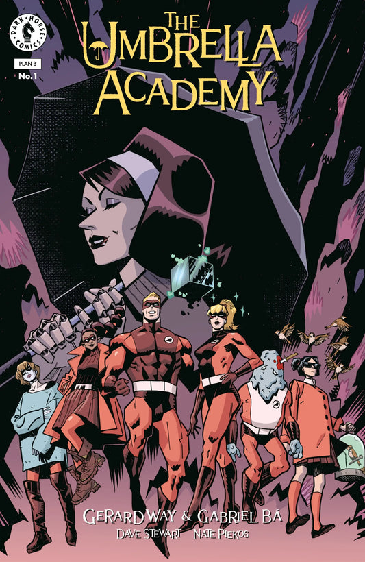 Umbrella Academy comic book cover for The Umbrella Academy Plan B #1 by Claire Roe