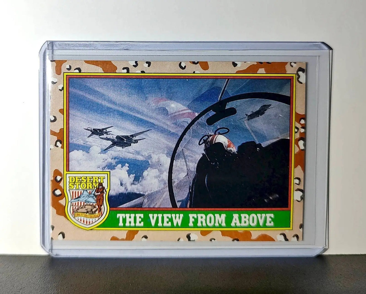 The View from Above 1991 Topps Desert Storm #81 Card