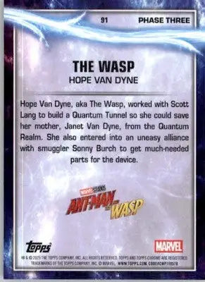 The Wasp - 2025 Topps Chrome Marvel Studios - #91 - Non_sport - Non-Sports Card Single