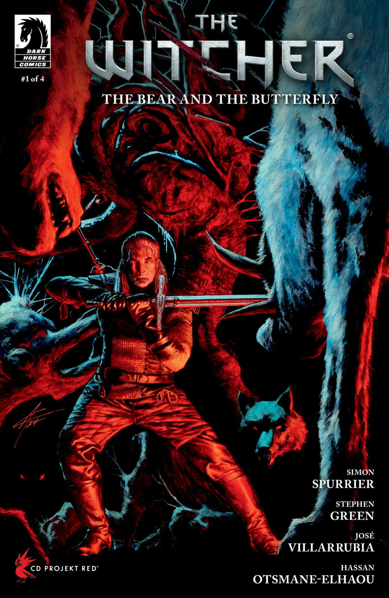 Comic book cover of The Witcher The Bear And The Butterfly #1 by Aaron Campbell