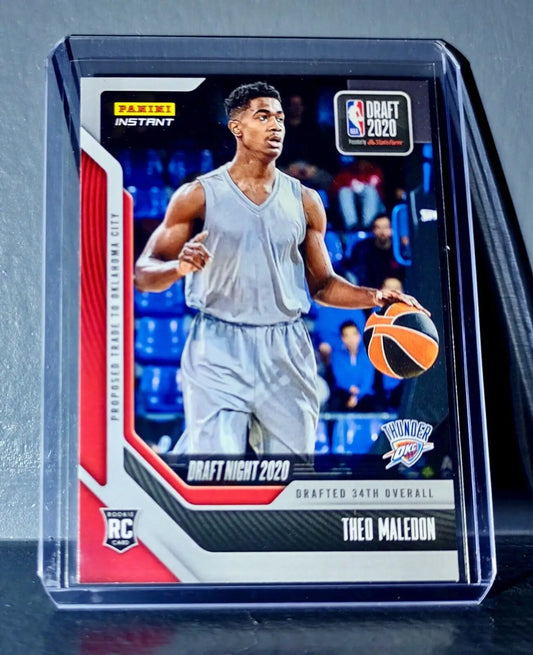 Theo Maledon 2020-21 Panini NBA Draft Night #29 Basketball Rookie Card 1 of 282 - Basketball Card Single