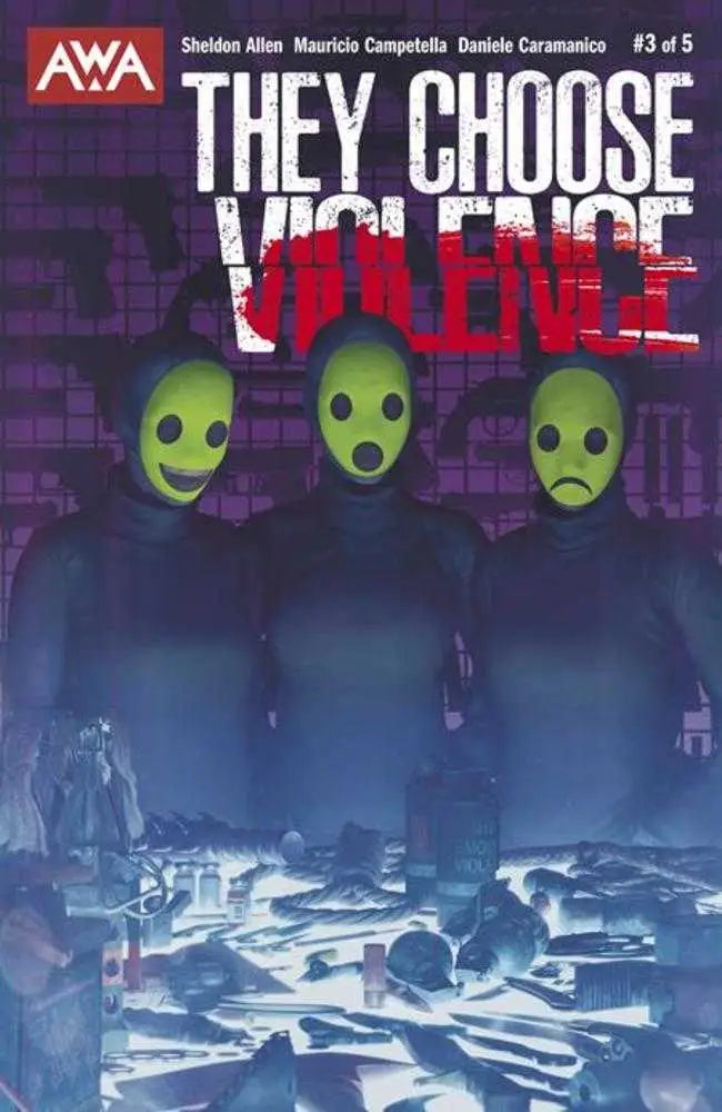 They Choose Violence #3 (Of 5) Cover A Rahzzah (Mature) - Back Issues