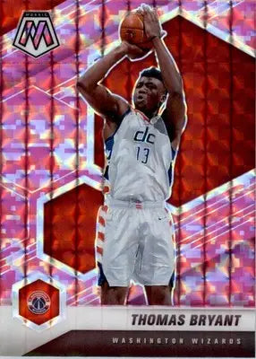 Thomas Bryant - 2020-21 Panini Mosaic - #194 - Mosaic Camo Pink Basketball - Basketball Card Single