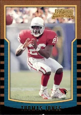 Thomas Jones - 2000 Bowman - #168 - RC Football - Football Card Single