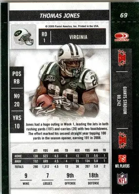 Thomas Jones - 2009 Playoff Contenders - #69 - Football - Football Card Single