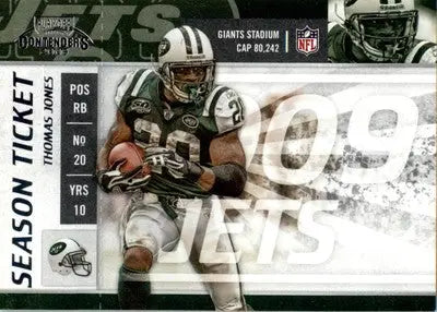 Thomas Jones - 2009 Playoff Contenders - #69 - Football - Football Card Single