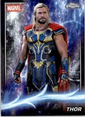 Thor - 2025 Topps Chrome Marvel Studios - #134 - Non_sport - Marvel Card Single