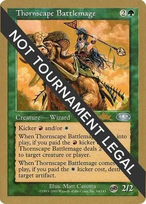 Thornscape Battlemage - 2002 Brian Kibler World Championship Decks - MP Magic - Magic Card Single