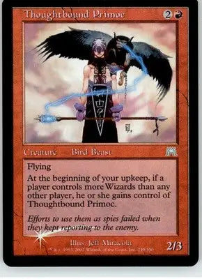 Thoughtbound Primoc - Onslaught - 240 - Foil LP Magic: The Gathering - Magic Card Single