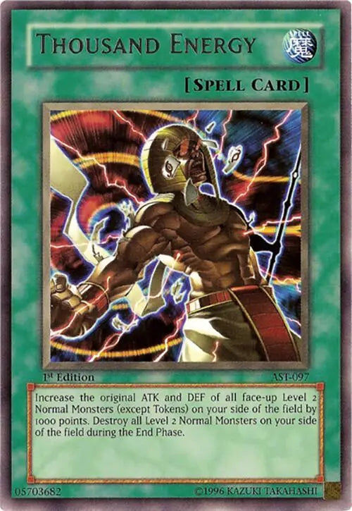 Thousand Energy - Ancient Sanctuary - AST-097 - 1st Edition HP Yu-Gi-Oh - Yu-Gi-Oh! Card Single