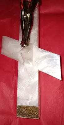 Three Bar Orthodox Wall Cross Plastic Byzantine Crucifix 12’’x6’’ Missing INRI Art - Other