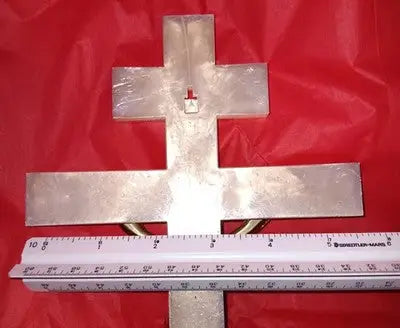 Three Bar Orthodox Wall Cross Plastic Byzantine Crucifix 12’’x6’’ Missing INRI Art - Other