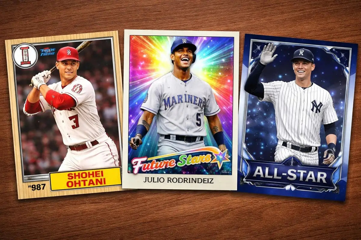 Topps Chrome 2022 base cards: Ohtani, Rodriguez, Judge in uniforms