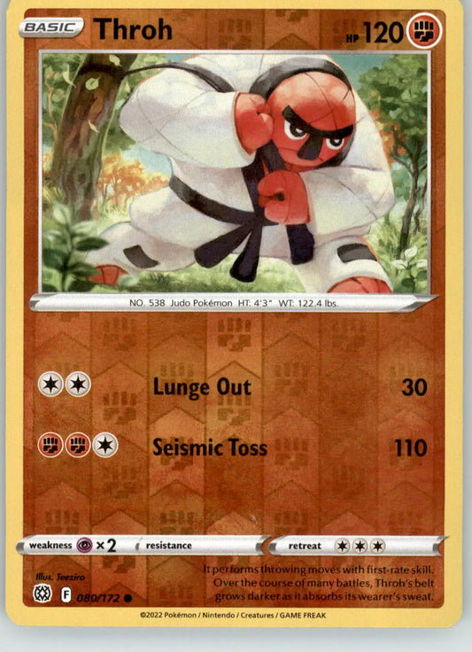 Throh - Brilliant Stars - 080/172 - Reverse Holo LP Pokemon