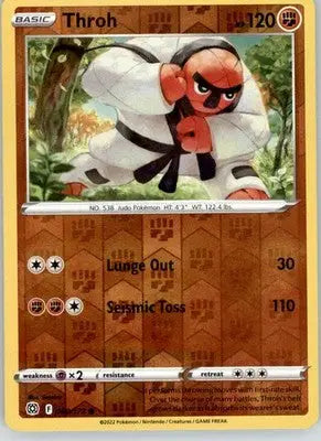 Throh - Brilliant Stars - 080/172 - Reverse Holo LP Pokemon