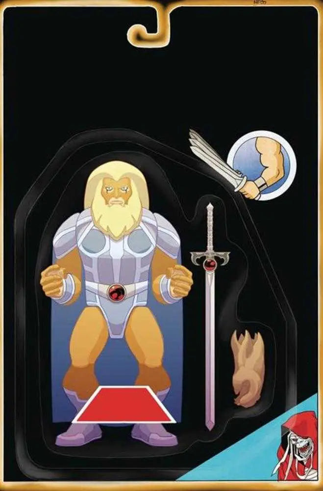 Thundercats #16 Cover N 1 in 10 Drew Moss Action Figure Full Art Variant - Comic Book