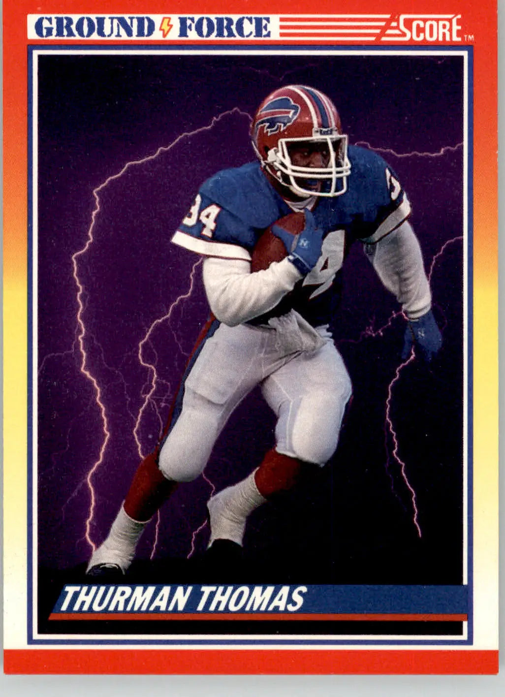 Thurman Thomas - 1990 Score - #322 - Football