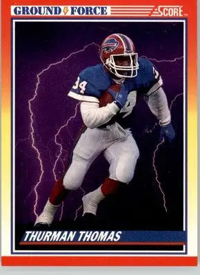 Thurman Thomas - 1990 Score - #322 - Football - Football Card Single