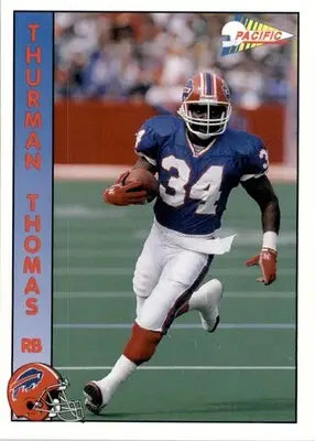 Thurman Thomas - 1992 Pacific - #22 - Football - Football Card Single